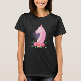 T-shirt Happy Unicorn aquarelle Imaginaire mythique mystiq