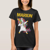 T-shirt Happy Unicorn - Marion Name (Devant)