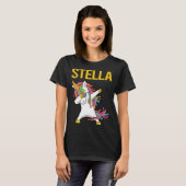 T-shirt Happy Unicorn - Stella Name (Devant entier)