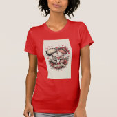T-shirt Happy Valentine's Day Personalized Gift (Devant)