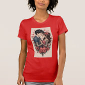 T-shirt Happy Valentine's Day Personalized Gift (Devant)