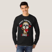 T-shirt Happy Valentine's Day Roses Date Night Flowers Lov (Devant entier)