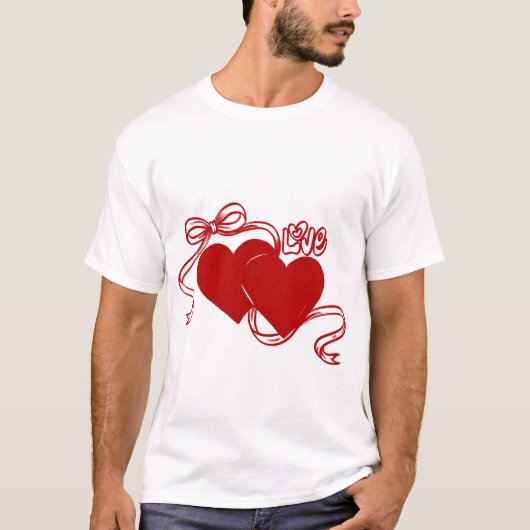 T-shirt Happy valentine's day T shirt  (Devant)