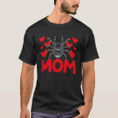T-shirt Happy Valentine's Day Tarantula Mom Mothers Day Va (Devant)
