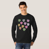 T-shirt Happy Valentineu2019s Day Candy Conversation Heart (Devant entier)