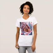 T-shirt Happy winter with Christmas  (Devant entier)