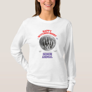 T-shirt happy witches night demon animal