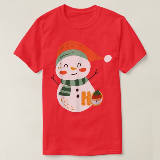 T-shirt Happy Xmas Party 2022 Matching Snow Bear Special E (Design devant)
