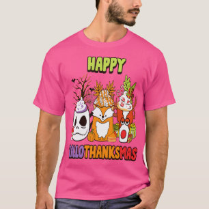 T-shirt happyhallothanksmas 26
