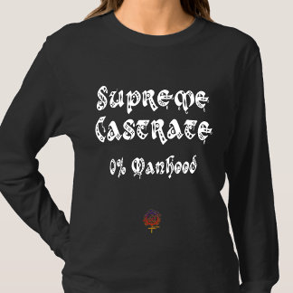 T-shirt HappyWorkT SUPREME CASTRATE FEMINISTE CHRÉTIENNE