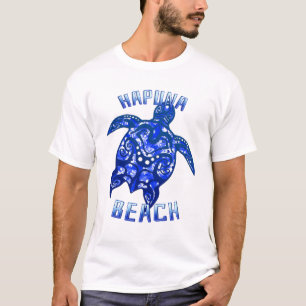 T-shirt Hapuna Beach Hawaii Vacances Tortue Tribale