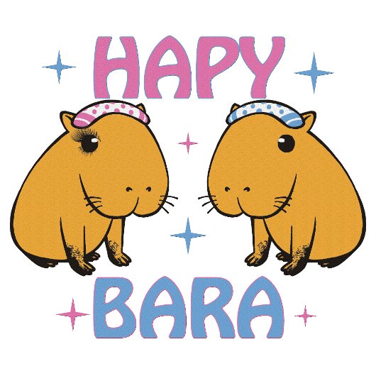T-shirt Hapybara - Capybara drôle 