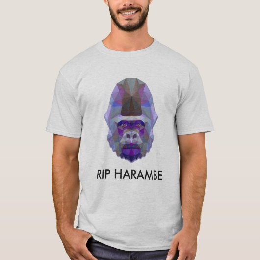 T-shirt harambe de déchirure (Devant)
