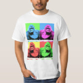 T-shirt Harambe Pop Art (Devant)