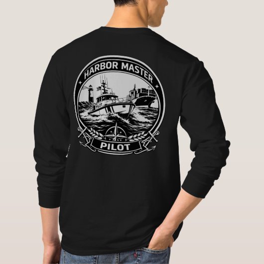 T-shirt Harbor Master Pilot: Professional Long Sleeve Tee (Dos)