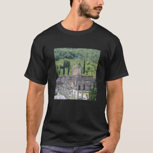 T-shirt Harbour Street Vers Celsus Library Ephesus Turk (Devant)