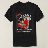 T-shirt Hard Dickens Cider Funny Girl Whiskey And Beer App (Design devant)