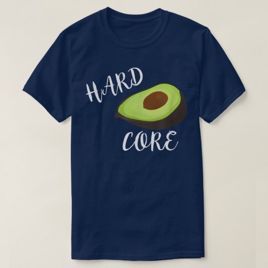 T-shirt hardcore Avocado Funny (Design devant)