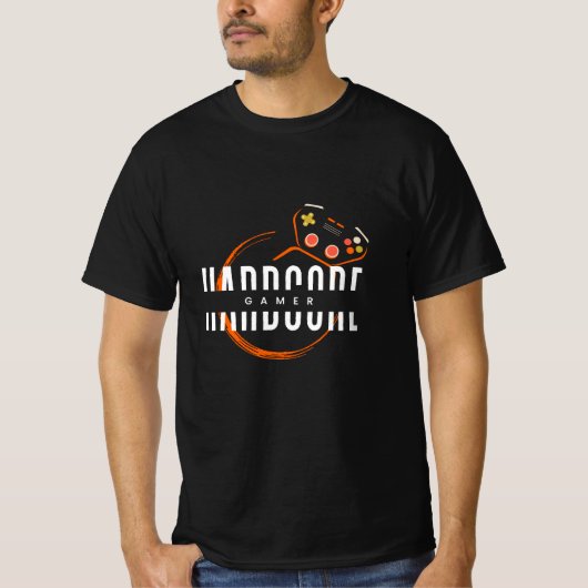 T-shirt hardcore Gamer (Devant)