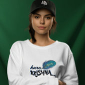 T-shirt "Hare Krishna" Peacock Feather Hindu