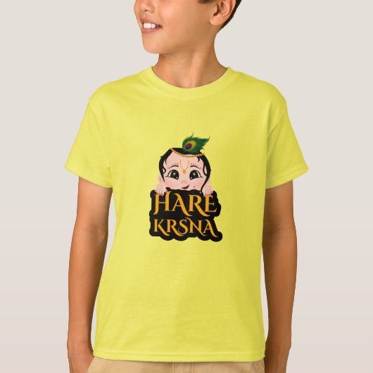 T-shirt Hare Krishna Radha india - Art Krishna (Devant)