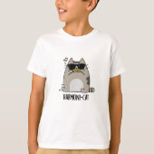 T-shirt Hari-cat Funny Harmonica Cat Pun (Devant)