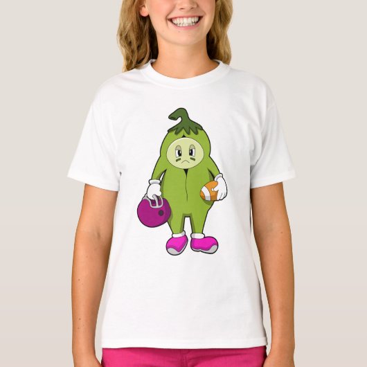 T-shirt Haricot de football Sports (Devant)