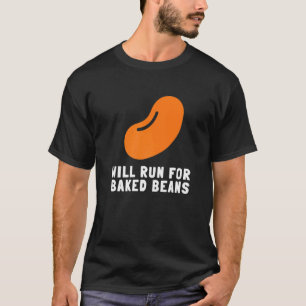 T-shirt Haricots Cuits Haricots En Canne Et Végétarien Vég