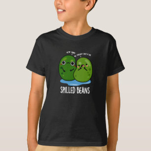 T-shirt Haricots déversés Drôle Veggie Bean Pun Dark BG