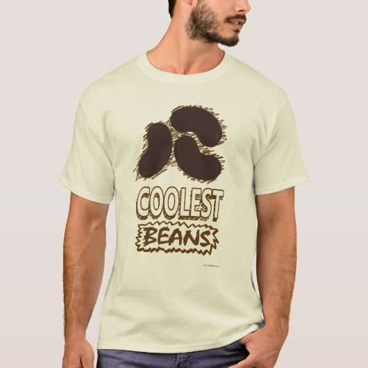 T-shirt Haricots les plus frais Funny Froid Cool Bean Cart (Devant)