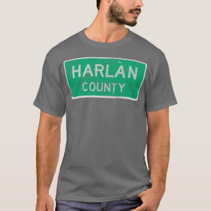 T-shirt Harlan Comté KY Retro Outlaw Country Fan Design