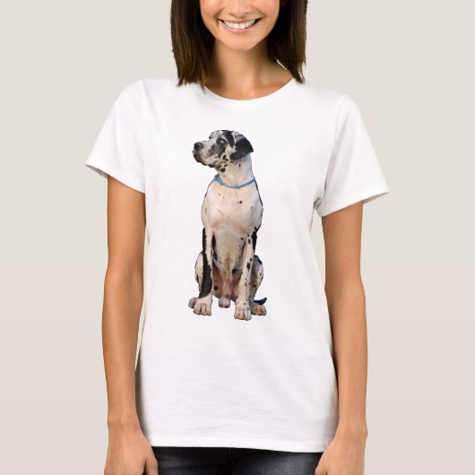 T-shirt Harlekin Great Dane (Devant)