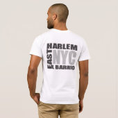 T-shirt Harlem est (Dos entier)