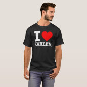 T-shirt Harlem - I Love Harlem - I Heart Harlem (Devant entier)