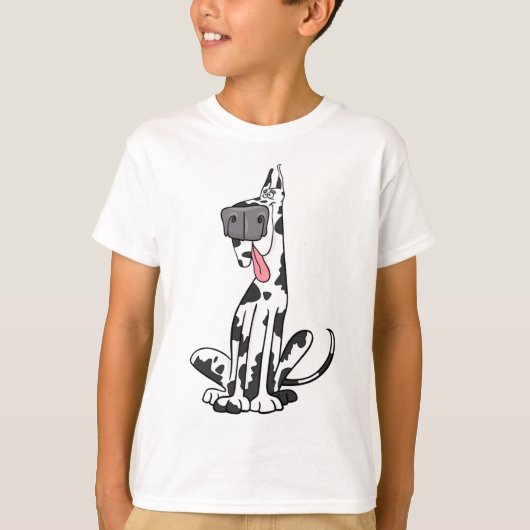 T-shirt Harlequin maladroit great dane (Devant)