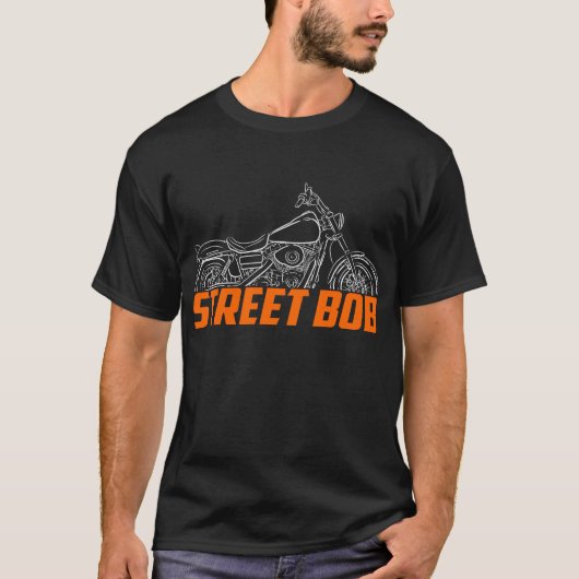 T-shirt Harley-Davidson FXDB & FXDBI Street Bob 2009-2012 (Devant)