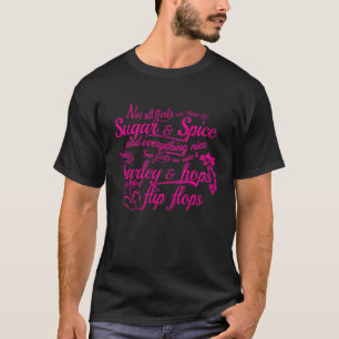 T-shirt Harley Hops & Flip Flops Thé Craft Bière pour femm