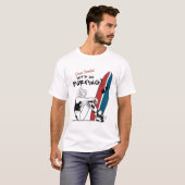T-shirt Harley Quinn - Allons surfer (Devant entier)