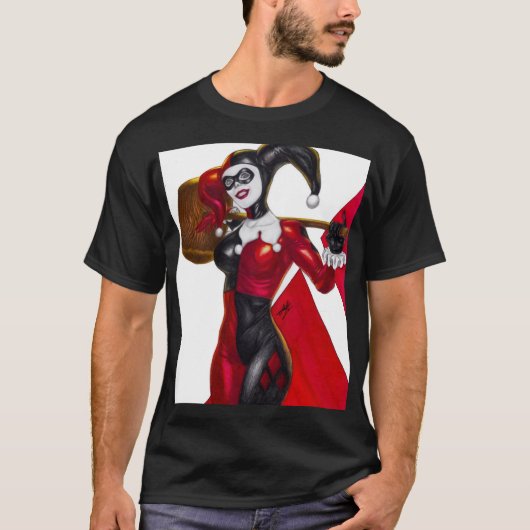 T-shirt Harley Quinn ~ harleen quinzel (Devant)