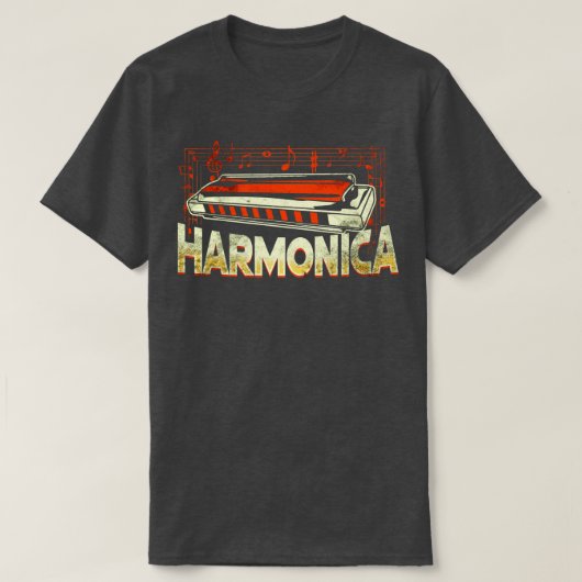 T-shirt Harmonica 9 (Design devant)