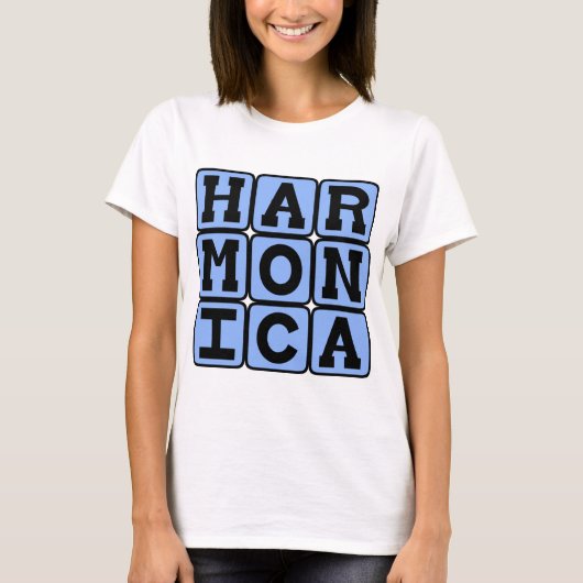 T-shirt Harmonica, Instrument de musique (Devant)