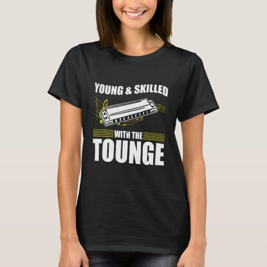 T-shirt Harmonica Jouer Pour Harmonica Player Harmonica T (Devant)