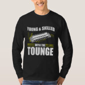 T-shirt Harmonica Playing For Harmonica Player Harmonica T (Devant)