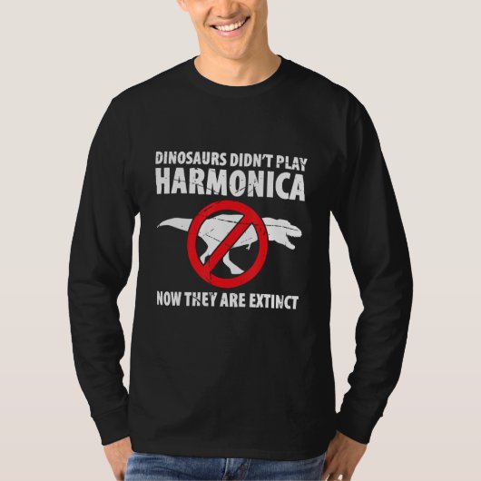 T-shirt Harmonica Playing For Harmonica Player Harmonica T (Devant)