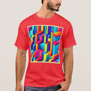 T-shirt Harmonie Abstraite Géométrique
