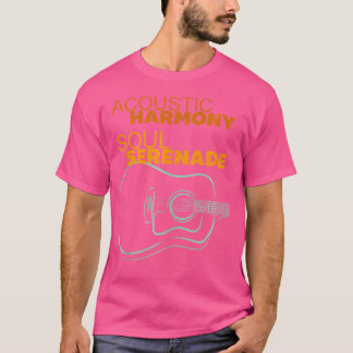 T-shirt Harmonie Acoustique Soul Serenade Line Art D'Acous