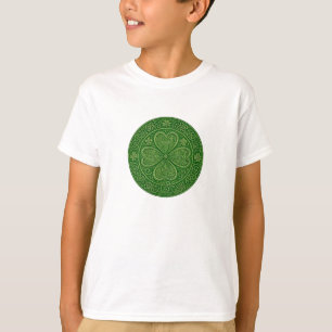 T-shirt Harmonie Chanceuse : Mandala Celtique à Quatre Feu
