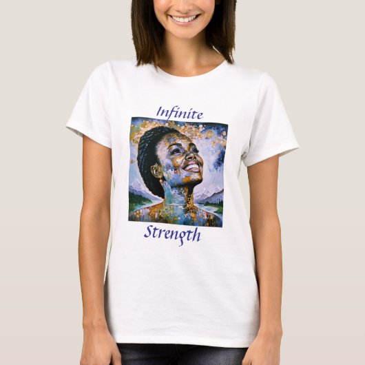T-shirt "Harmonie dans l'or et le ciel" (Devant)