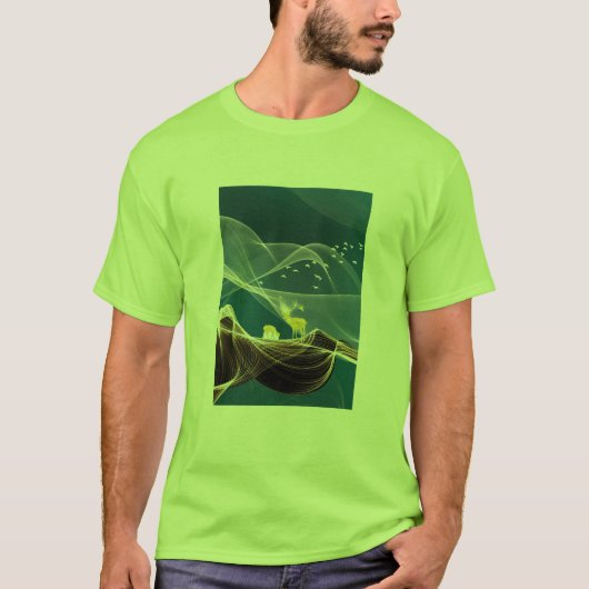 T-shirt Harmonie Dorée.  (Devant)