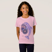 T-Shirt Harmonie du dauphin (Devant entier)